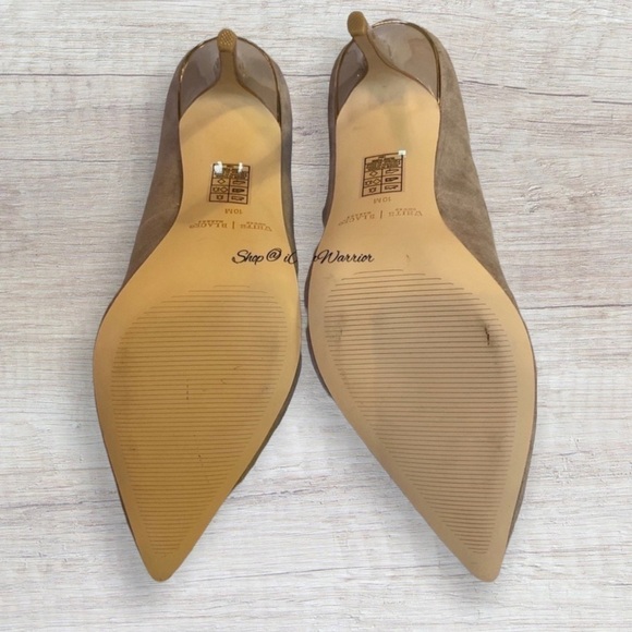 White House Black Market taupe suede pointed toe stiletto heels *shop@iamwarrior - Picture 11 of 12